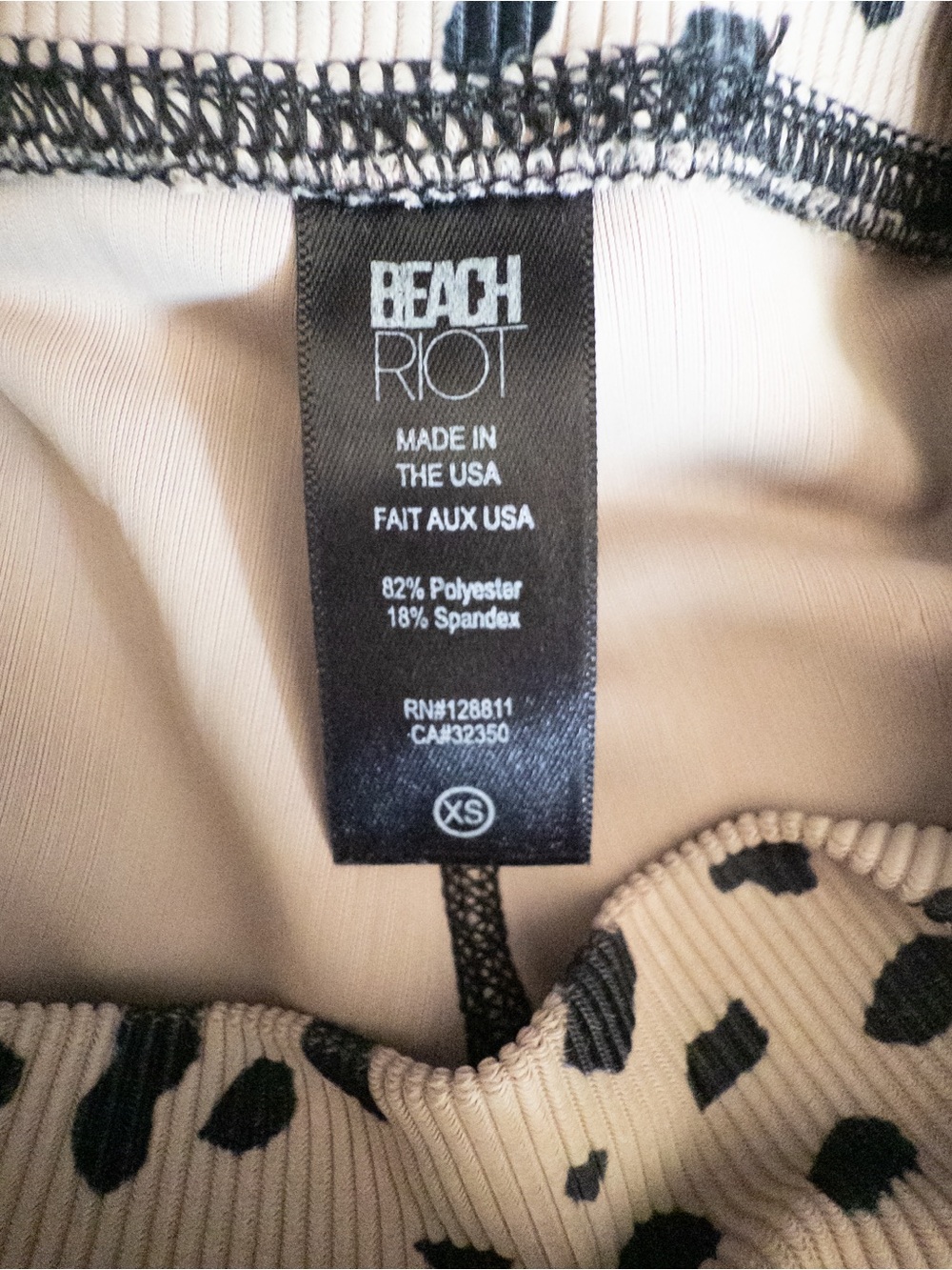 Beach Riot Animal Print Leggings size XS - Picture 6 of 6